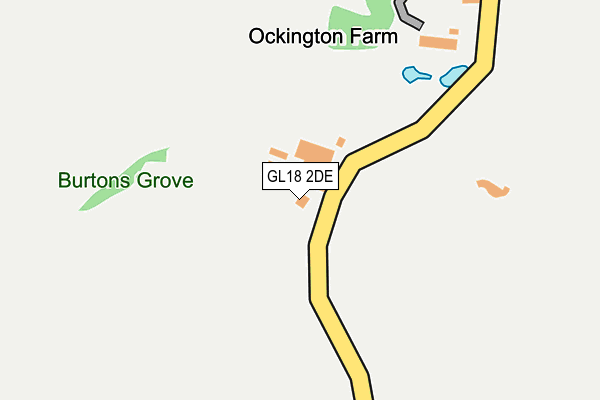 GL18 2DE map - OS OpenMap – Local (Ordnance Survey)