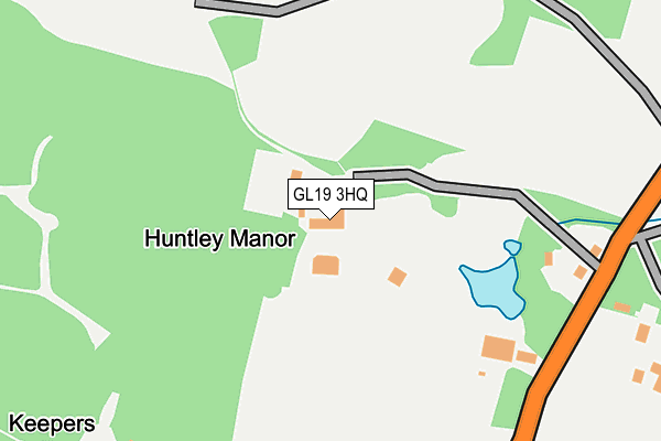 GL19 3HQ map - OS OpenMap – Local (Ordnance Survey) GL19 3HQ map - OS OpenMap – Local (Ordnance Survey)