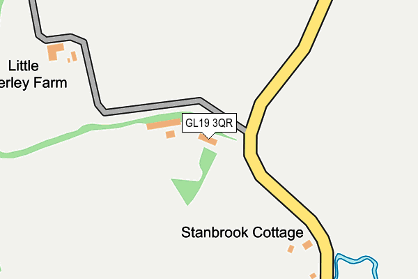 GL19 3QR map - OS OpenMap – Local (Ordnance Survey) GL19 3QR map - OS OpenMap – Local (Ordnance Survey)