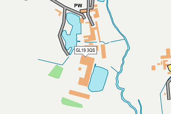 GL19 3QS map - OS OpenMap – Local (Ordnance Survey) GL19 3QS map - OS OpenMap – Local (Ordnance Survey)