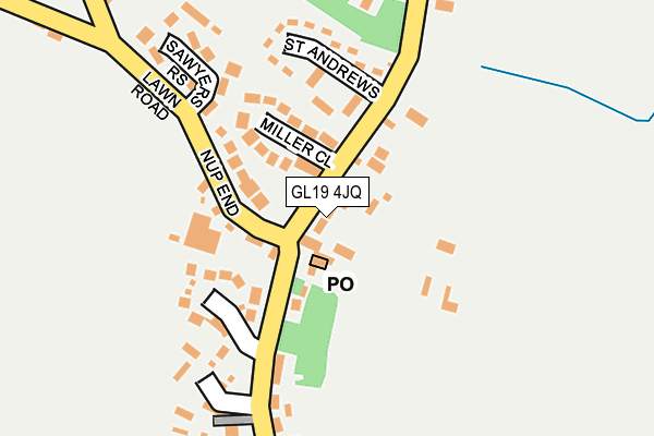 GL19 4JQ map - OS OpenMap – Local (Ordnance Survey) GL19 4JQ map - OS OpenMap – Local (Ordnance Survey)