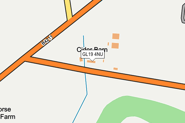 GL19 4NU map - OS OpenMap – Local (Ordnance Survey) GL19 4NU map - OS OpenMap – Local (Ordnance Survey)