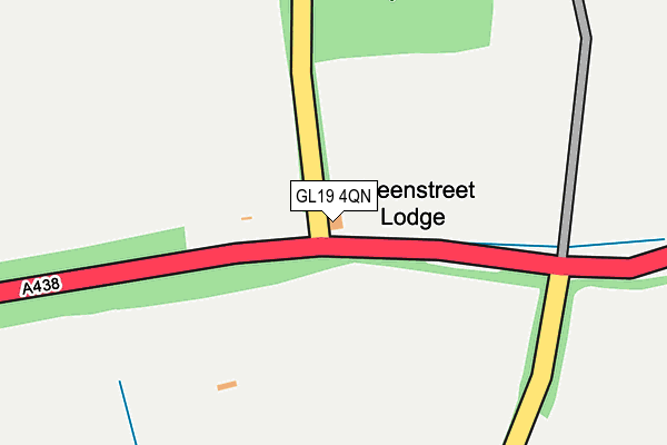 GL19 4QN map - OS OpenMap – Local (Ordnance Survey) GL19 4QN map - OS OpenMap – Local (Ordnance Survey)