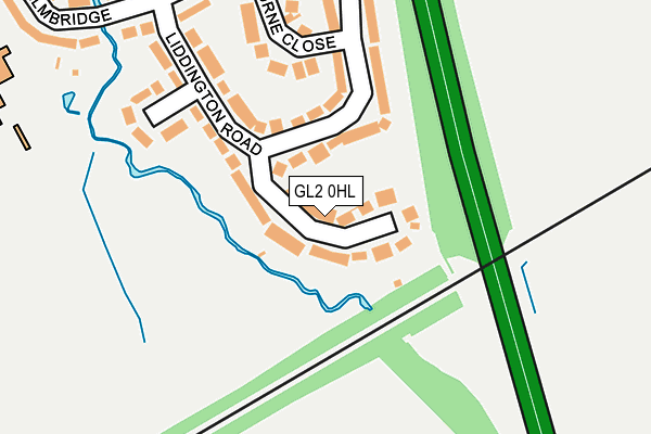 GL2 0HL map - OS OpenMap – Local (Ordnance Survey) GL2 0HL map - OS OpenMap – Local (Ordnance Survey)