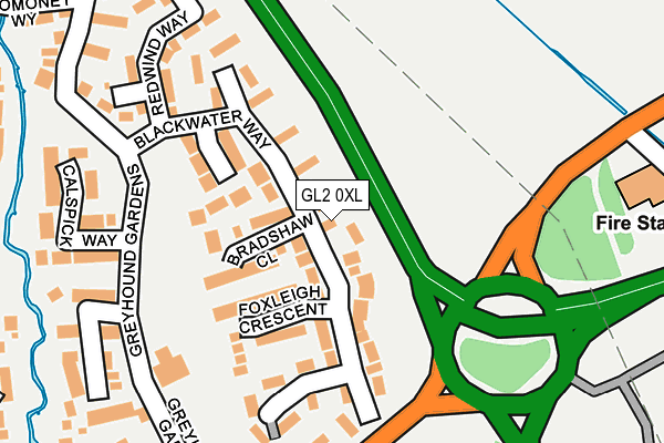 GL2 0XL map - OS OpenMap – Local (Ordnance Survey) GL2 0XL map - OS OpenMap – Local (Ordnance Survey)