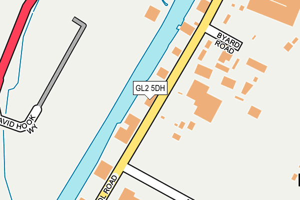GL2 5DH map - OS OpenMap – Local (Ordnance Survey) GL2 5DH map - OS OpenMap – Local (Ordnance Survey)