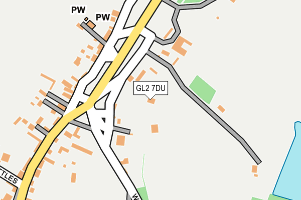 GL2 7DU map - OS OpenMap – Local (Ordnance Survey) GL2 7DU map - OS OpenMap – Local (Ordnance Survey)