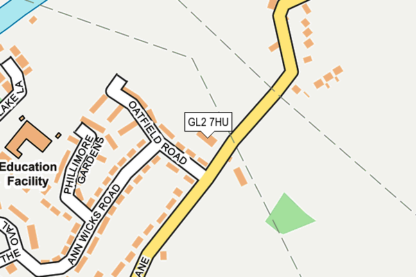 GL2 7HU map - OS OpenMap – Local (Ordnance Survey) GL2 7HU map - OS OpenMap – Local (Ordnance Survey)
