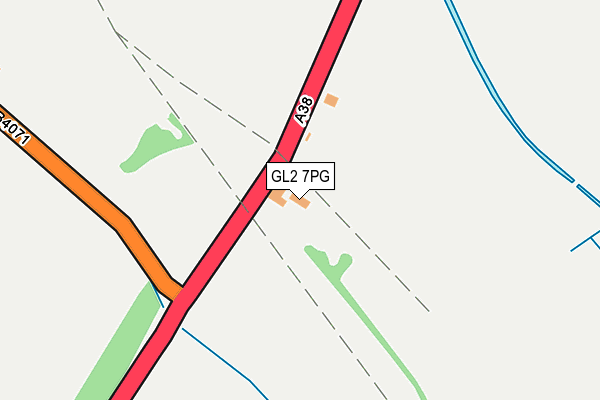 GL2 7PG map - OS OpenMap – Local (Ordnance Survey) GL2 7PG map - OS OpenMap – Local (Ordnance Survey)