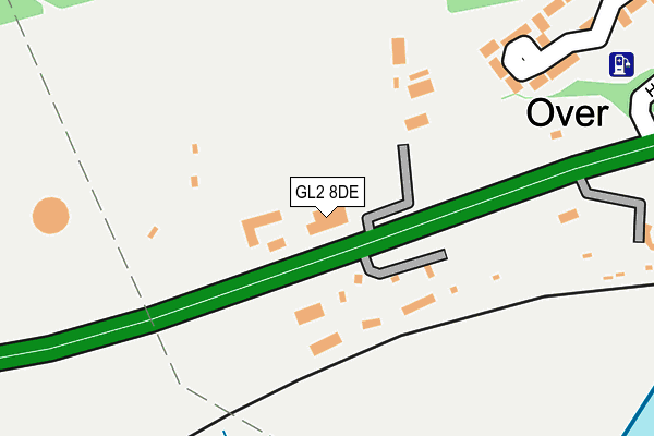 GL2 8DE map - OS OpenMap – Local (Ordnance Survey) GL2 8DE map - OS OpenMap – Local (Ordnance Survey)