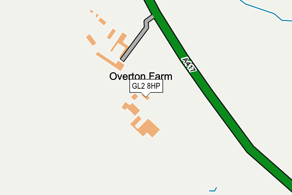 GL2 8HP map - OS OpenMap – Local (Ordnance Survey) GL2 8HP map - OS OpenMap – Local (Ordnance Survey)