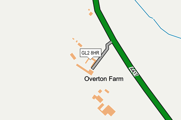 GL2 8HR map - OS OpenMap – Local (Ordnance Survey) GL2 8HR map - OS OpenMap – Local (Ordnance Survey)