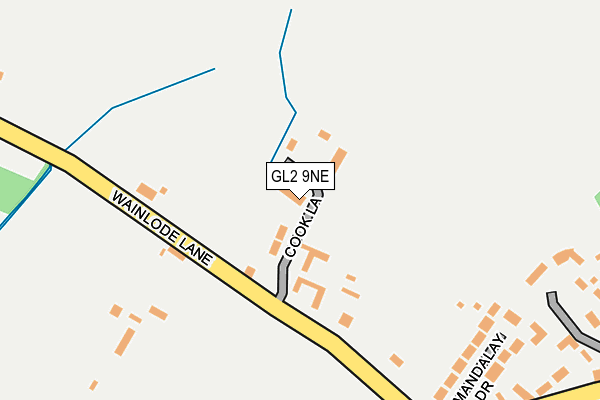 GL2 9NE map - OS OpenMap – Local (Ordnance Survey) GL2 9NE map - OS OpenMap – Local (Ordnance Survey)