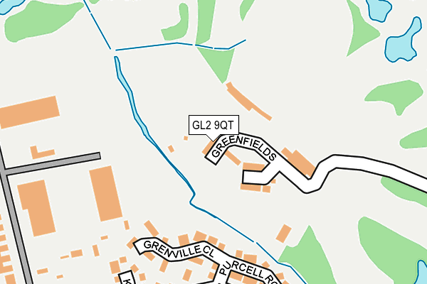 GL2 9QT map - OS OpenMap – Local (Ordnance Survey) GL2 9QT map - OS OpenMap – Local (Ordnance Survey)