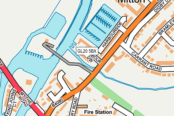 GL20 5BX map - OS OpenMap – Local (Ordnance Survey)