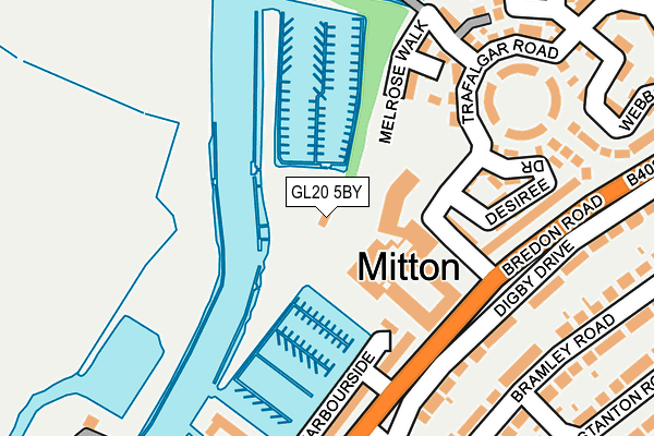 GL20 5BY map - OS OpenMap – Local (Ordnance Survey) GL20 5BY map - OS OpenMap – Local (Ordnance Survey)