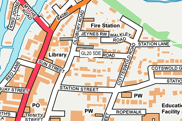 GL20 5DE map - OS OpenMap – Local (Ordnance Survey)