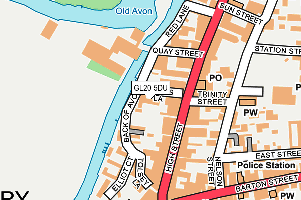 GL20 5DU map - OS OpenMap – Local (Ordnance Survey) GL20 5DU map - OS OpenMap – Local (Ordnance Survey)