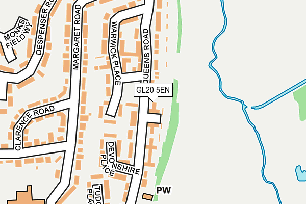 GL20 5EN map - OS OpenMap – Local (Ordnance Survey) GL20 5EN map - OS OpenMap – Local (Ordnance Survey)