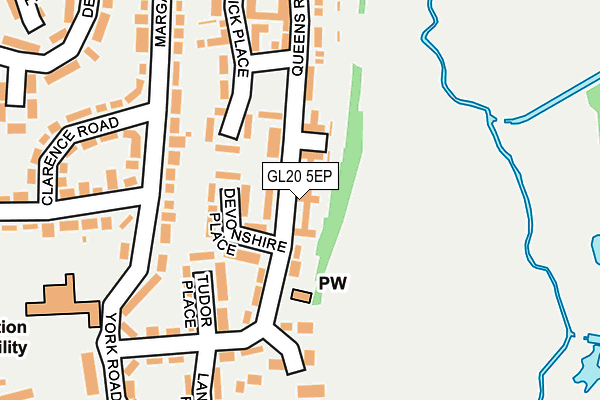 GL20 5EP map - OS OpenMap – Local (Ordnance Survey) GL20 5EP map - OS OpenMap – Local (Ordnance Survey)