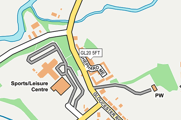 GL20 5FT map - OS OpenMap – Local (Ordnance Survey) GL20 5FT map - OS OpenMap – Local (Ordnance Survey)