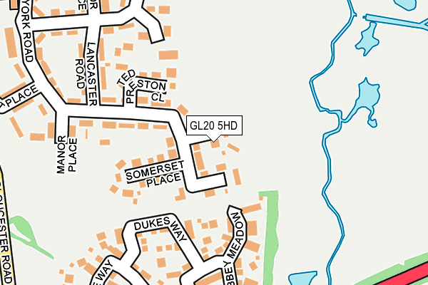 GL20 5HD map - OS OpenMap – Local (Ordnance Survey) GL20 5HD map - OS OpenMap – Local (Ordnance Survey)