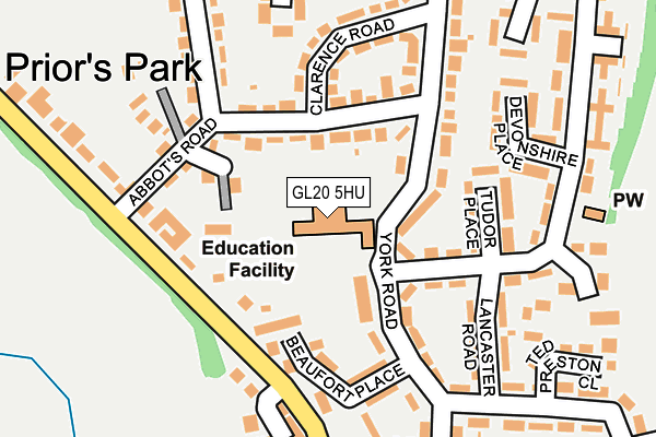 GL20 5HU map - OS OpenMap – Local (Ordnance Survey) GL20 5HU map - OS OpenMap – Local (Ordnance Survey)