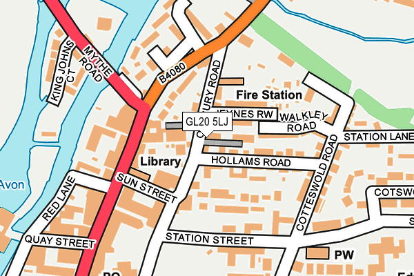 GL20 5LJ map - OS OpenMap – Local (Ordnance Survey) GL20 5LJ map - OS OpenMap – Local (Ordnance Survey)