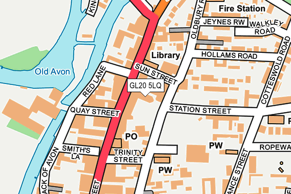 GL20 5LQ map - OS OpenMap – Local (Ordnance Survey)