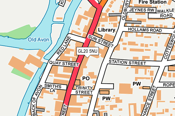 GL20 5NU map - OS OpenMap – Local (Ordnance Survey) GL20 5NU map - OS OpenMap – Local (Ordnance Survey)