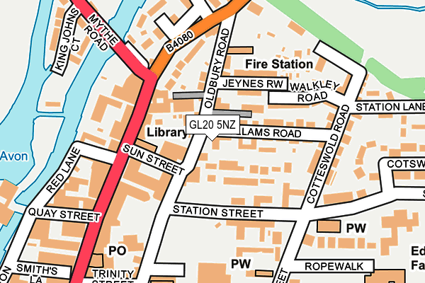 GL20 5NZ map - OS OpenMap – Local (Ordnance Survey)