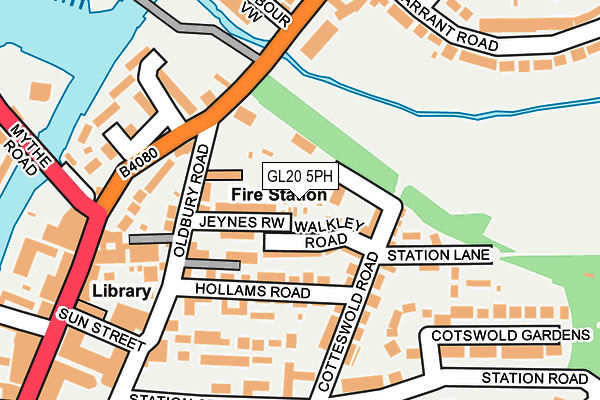 GL20 5PH map - OS OpenMap – Local (Ordnance Survey) GL20 5PH map - OS OpenMap – Local (Ordnance Survey)