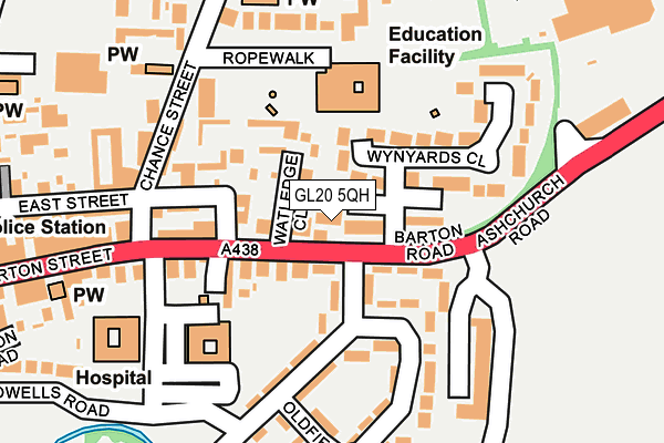 GL20 5QH map - OS OpenMap – Local (Ordnance Survey)