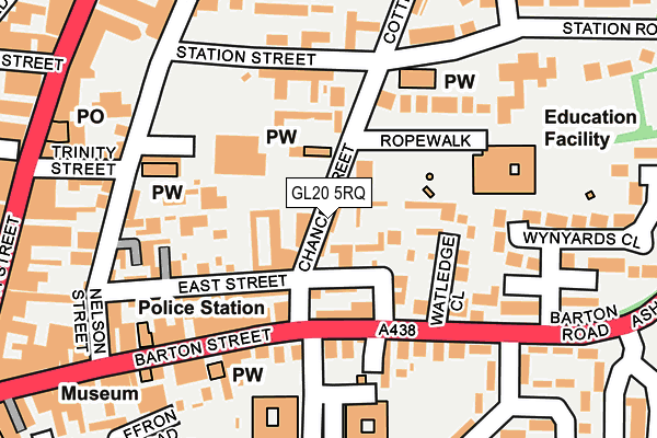 GL20 5RQ map - OS OpenMap – Local (Ordnance Survey) GL20 5RQ map - OS OpenMap – Local (Ordnance Survey)