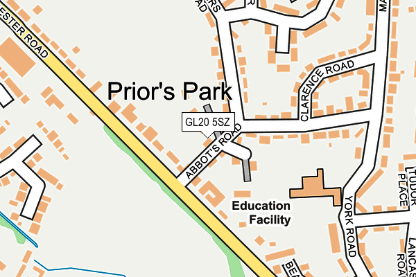 GL20 5SZ map - OS OpenMap – Local (Ordnance Survey) GL20 5SZ map - OS OpenMap – Local (Ordnance Survey)