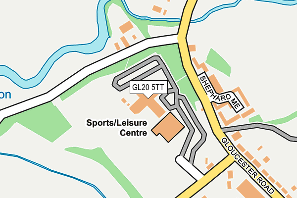 GL20 5TT map - OS OpenMap – Local (Ordnance Survey) GL20 5TT map - OS OpenMap – Local (Ordnance Survey)