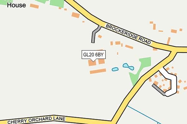 GL20 6BY map - OS OpenMap – Local (Ordnance Survey)