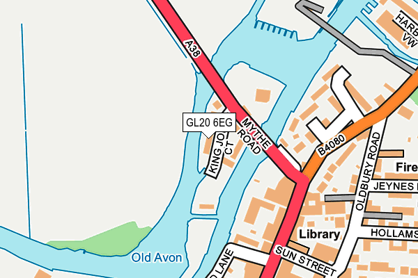 GL20 6EG map - OS OpenMap – Local (Ordnance Survey) GL20 6EG map - OS OpenMap – Local (Ordnance Survey)