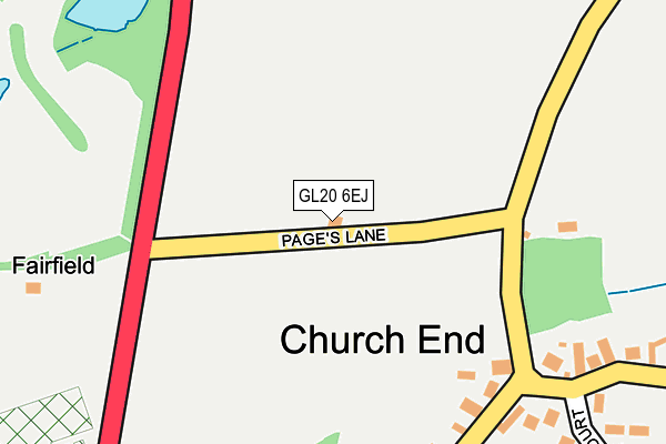 GL20 6EJ map - OS OpenMap – Local (Ordnance Survey) GL20 6EJ map - OS OpenMap – Local (Ordnance Survey)