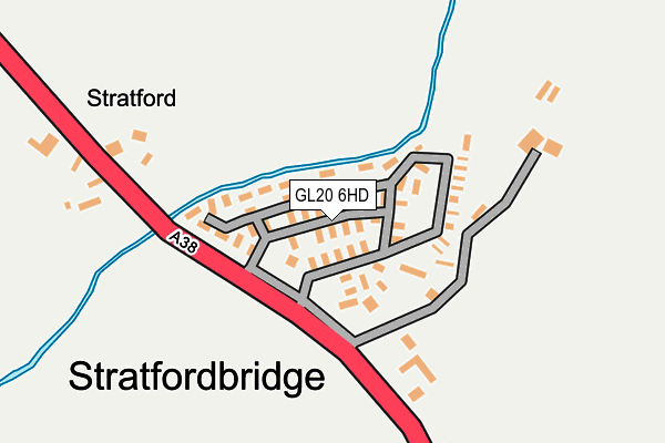 GL20 6HD map - OS OpenMap – Local (Ordnance Survey) GL20 6HD map - OS OpenMap – Local (Ordnance Survey)