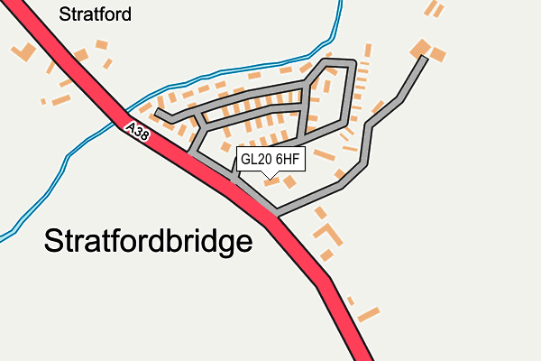 GL20 6HF map - OS OpenMap – Local (Ordnance Survey) GL20 6HF map - OS OpenMap – Local (Ordnance Survey)