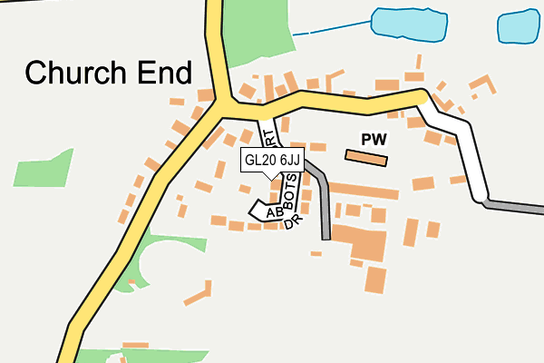 GL20 6JJ map - OS OpenMap – Local (Ordnance Survey) GL20 6JJ map - OS OpenMap – Local (Ordnance Survey)