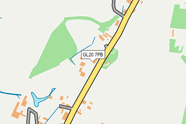 GL20 7PB map - OS OpenMap – Local (Ordnance Survey) GL20 7PB map - OS OpenMap – Local (Ordnance Survey)