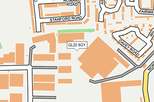 GL20 8GY map - OS OpenMap – Local (Ordnance Survey)