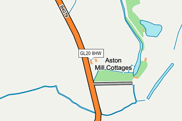 GL20 8HW map - OS OpenMap – Local (Ordnance Survey) GL20 8HW map - OS OpenMap – Local (Ordnance Survey)