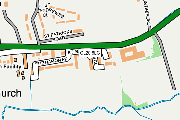 GL20 8LG map - OS OpenMap – Local (Ordnance Survey) GL20 8LG map - OS OpenMap – Local (Ordnance Survey)