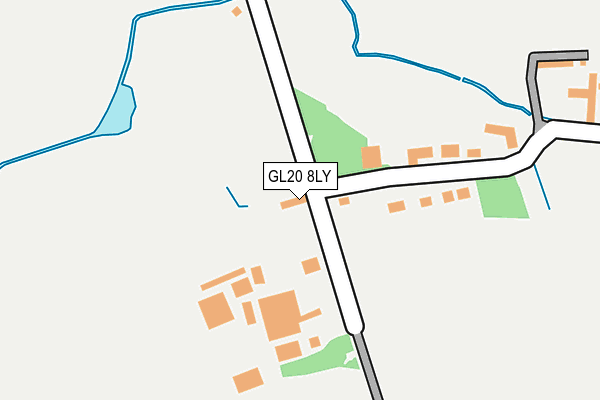 GL20 8LY map - OS OpenMap – Local (Ordnance Survey) GL20 8LY map - OS OpenMap – Local (Ordnance Survey)