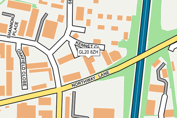 GL20 8ZH map - OS OpenMap – Local (Ordnance Survey) GL20 8ZH map - OS OpenMap – Local (Ordnance Survey)
