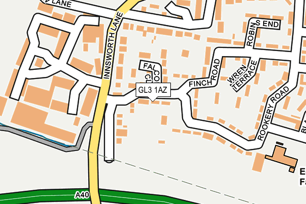 GL3 1AZ map - OS OpenMap – Local (Ordnance Survey) GL3 1AZ map - OS OpenMap – Local (Ordnance Survey)