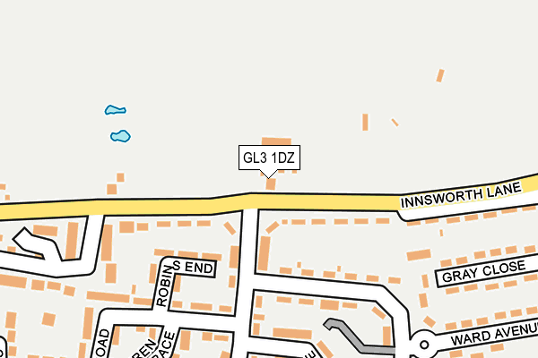 GL3 1DZ map - OS OpenMap – Local (Ordnance Survey) GL3 1DZ map - OS OpenMap – Local (Ordnance Survey)